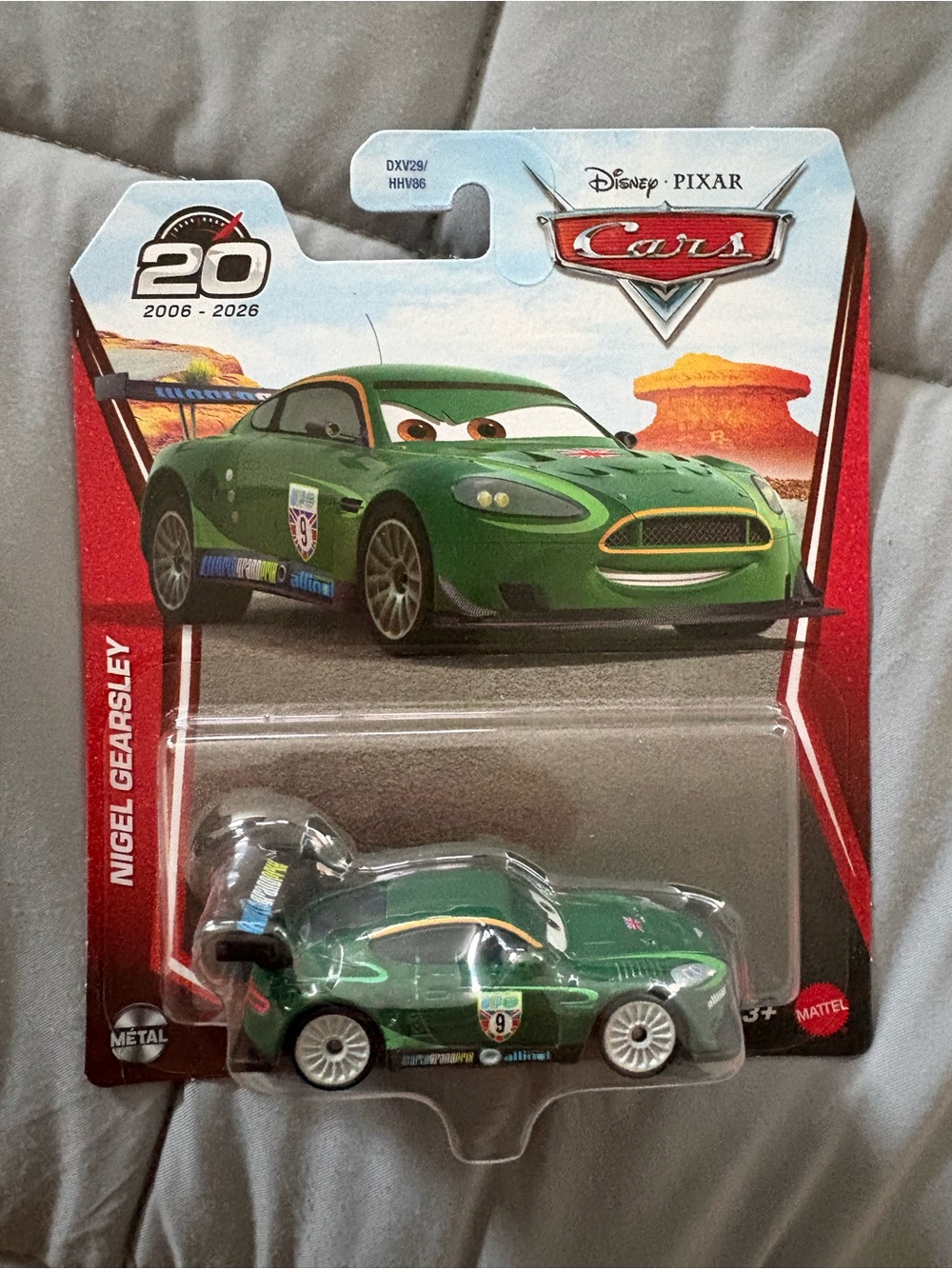 Mattel Disney Pixar Cars Nigel Gearsley Green Die-Cast Toy